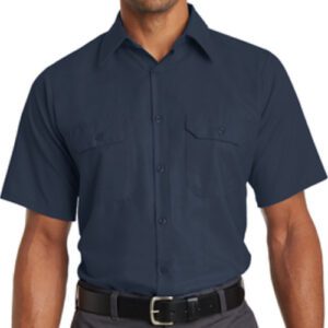 Red Kap Short Sleeve Solid Ripstop Shirt