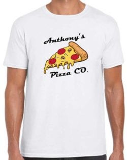 Pizza Restaurant Server Shirts - Full Color