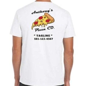 Pizza Restaurant Server Shirts - Full Color