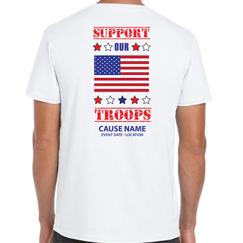 Support Our Troops American Flag Shirts