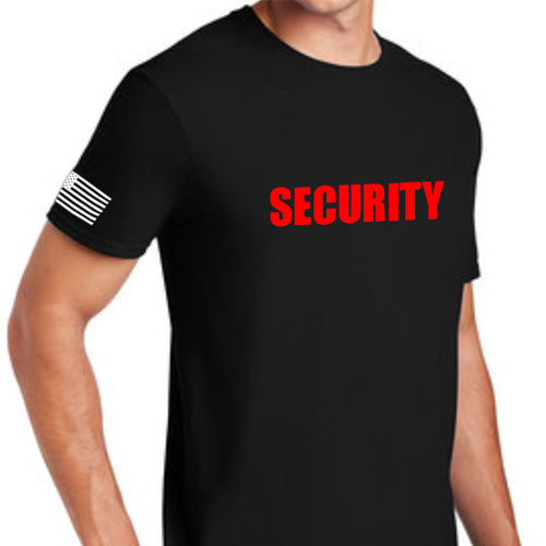 Security Shirts with American Flag