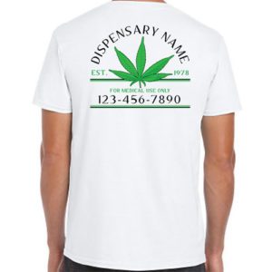 Custom Full Color Dispensary Shop Shirts