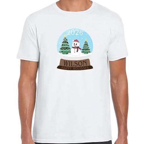 Family Holiday Snow Globe Shirts
