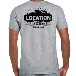 Mountain Camping Trip Group Shirts