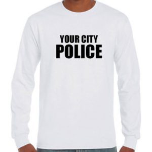Personalized Long Sleeve Police Shirts