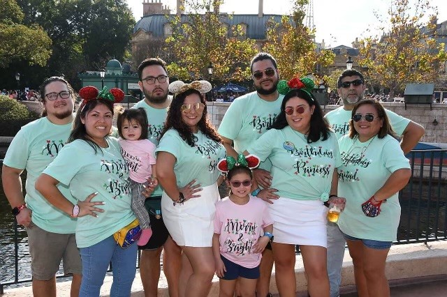 Custom printed family vacation t-shirts