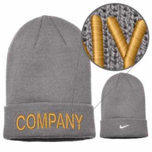 Embroidered Nike Team Beanie with company name