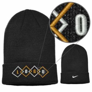 Embroidered Nike Team Beanie-Custom Design