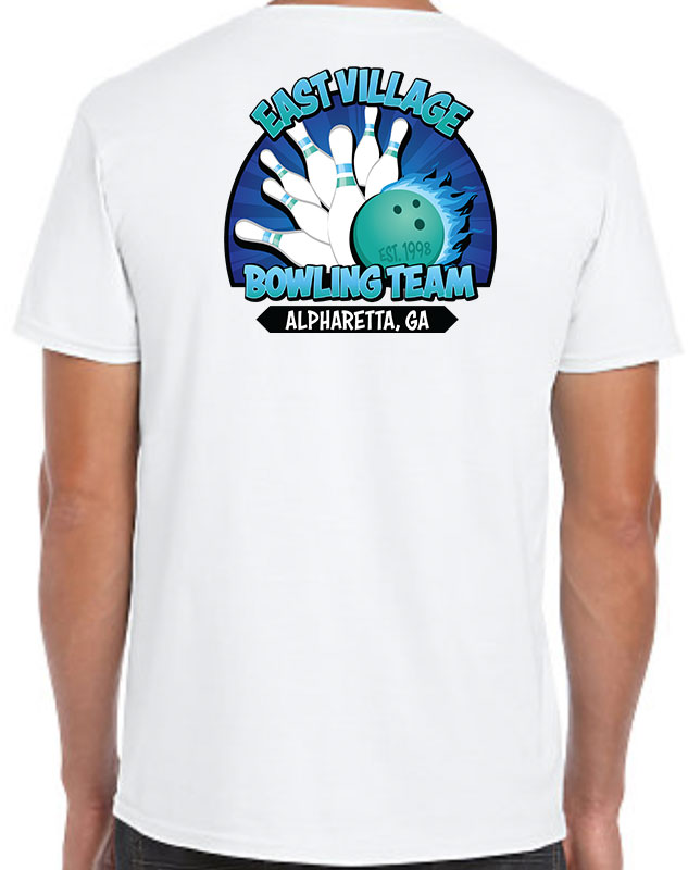Bowling League Team Shirts - Full Color with back imprint