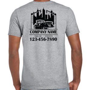 Commercial Construction Bulldozer Company Shirts