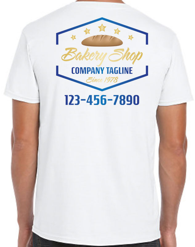 Bread Bakery Company Shirts - Full Color with back imprint