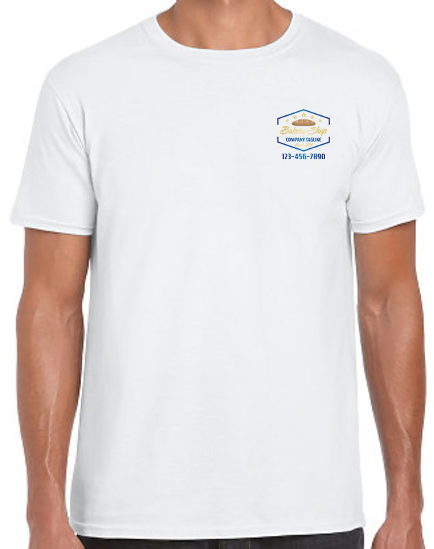 Bread Bakery Company Shirts - Full Color with front left imprint