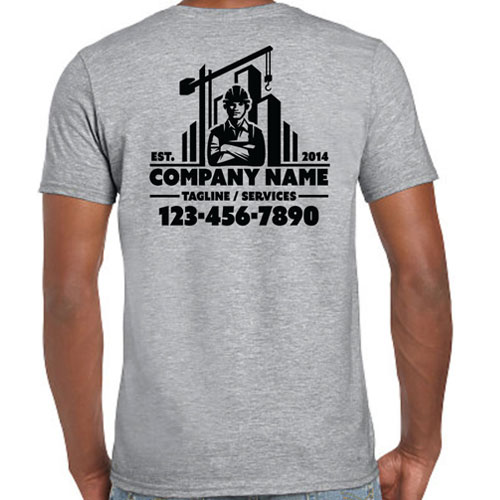 Commercial Construction Builder Company Shirts