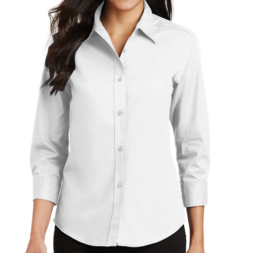 Ladies ¾ Sleeve Easy Care Shirt without customization