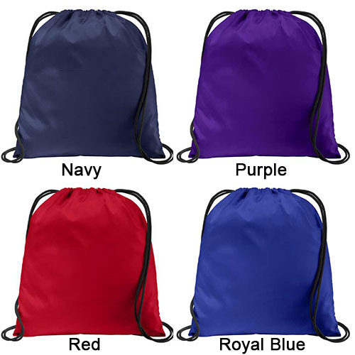 Personalized Drawstring Backpack colors