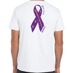 Alzheimer Awareness Ribbons T-Shirts for a Cause