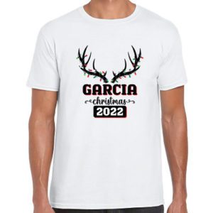 Custom Reindeer Antler Family Shirts