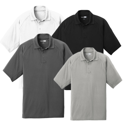 CornerStone Lightweight Snag-Proof Polo in white, black, charcoal and grey