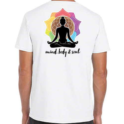 Custom Printed Yoga T-Shirt