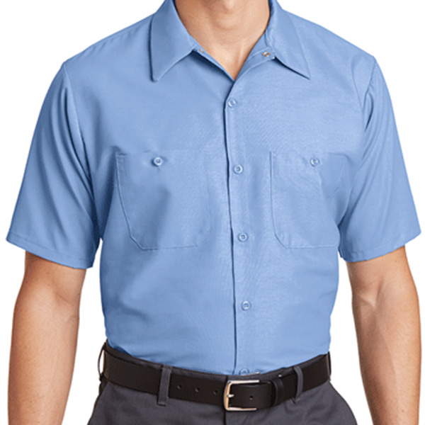 Red Kap Short Sleeve Industrial Work Shirt