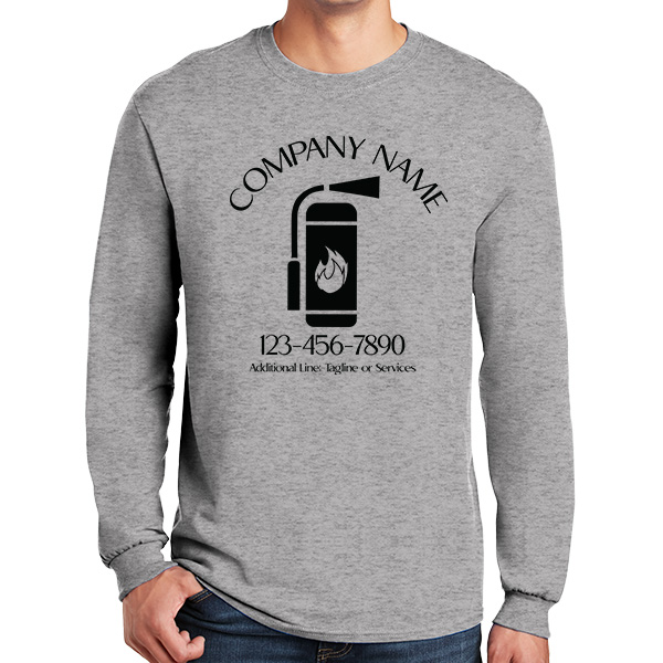 Long Sleeve Personalized Fire Prevention Company Shirts
