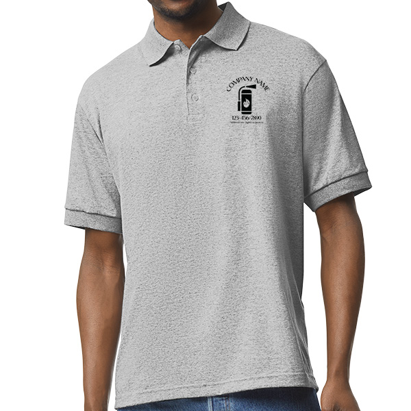 Personalized Fire Prevention Company Shirt Polos