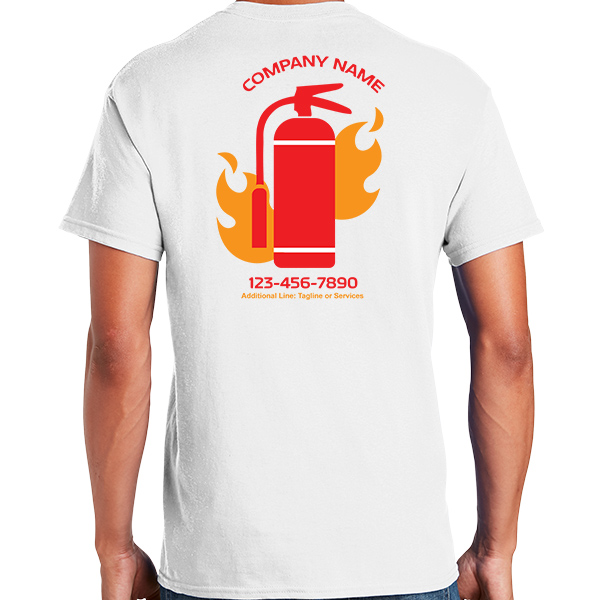 Custom Printed Fire Prevention T-Shirts