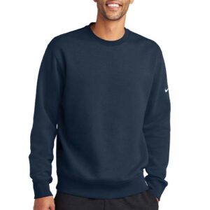 Nike Club Fleece Sleeve Swoosh Crew