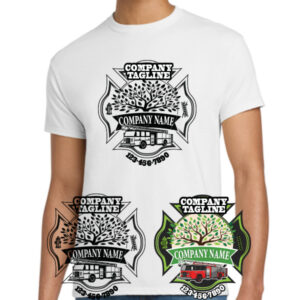 Firefighter-Landscaper Custom Work Shirt