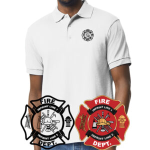 Firefighter Maltese Cross Polos