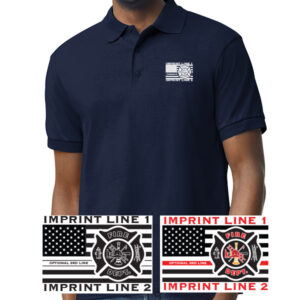 Firefighter Polos - USA Flag Edition